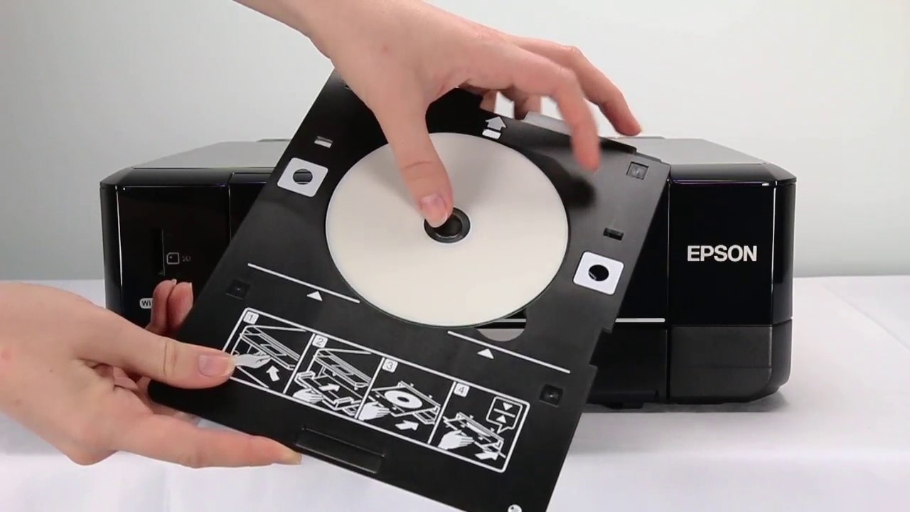 Epson XP 620 And XP 630 Using The CD DVD Tray