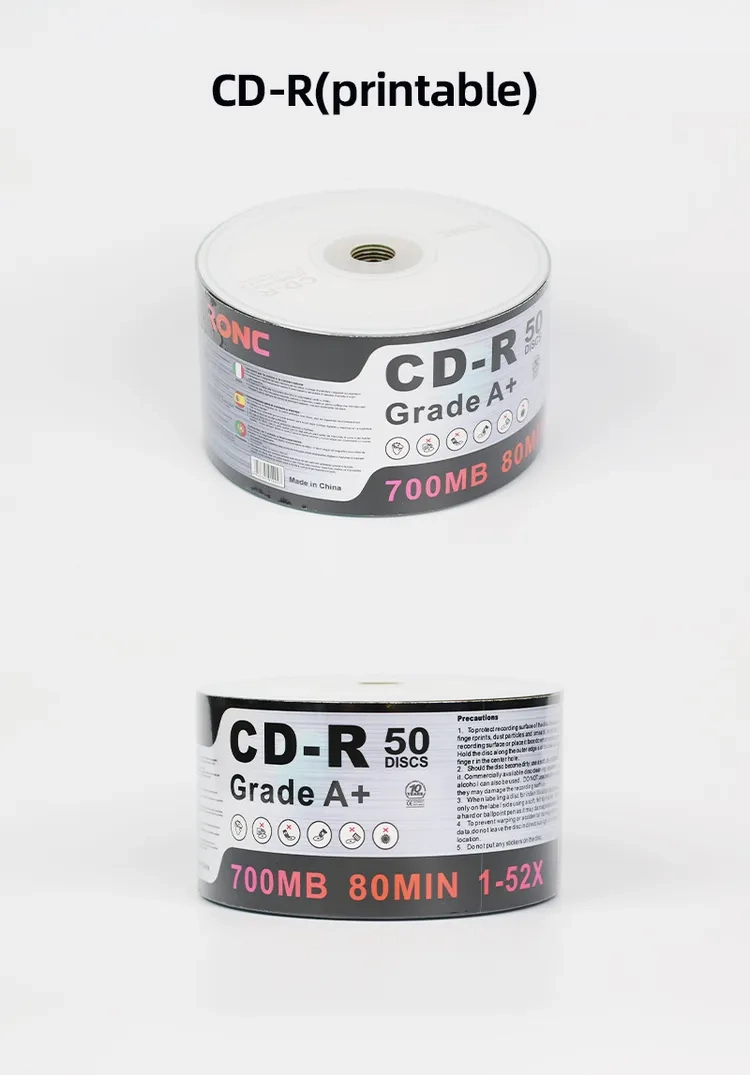 factory wholesale blank cd r 2 56x 700mb cd r bulk printable disk
