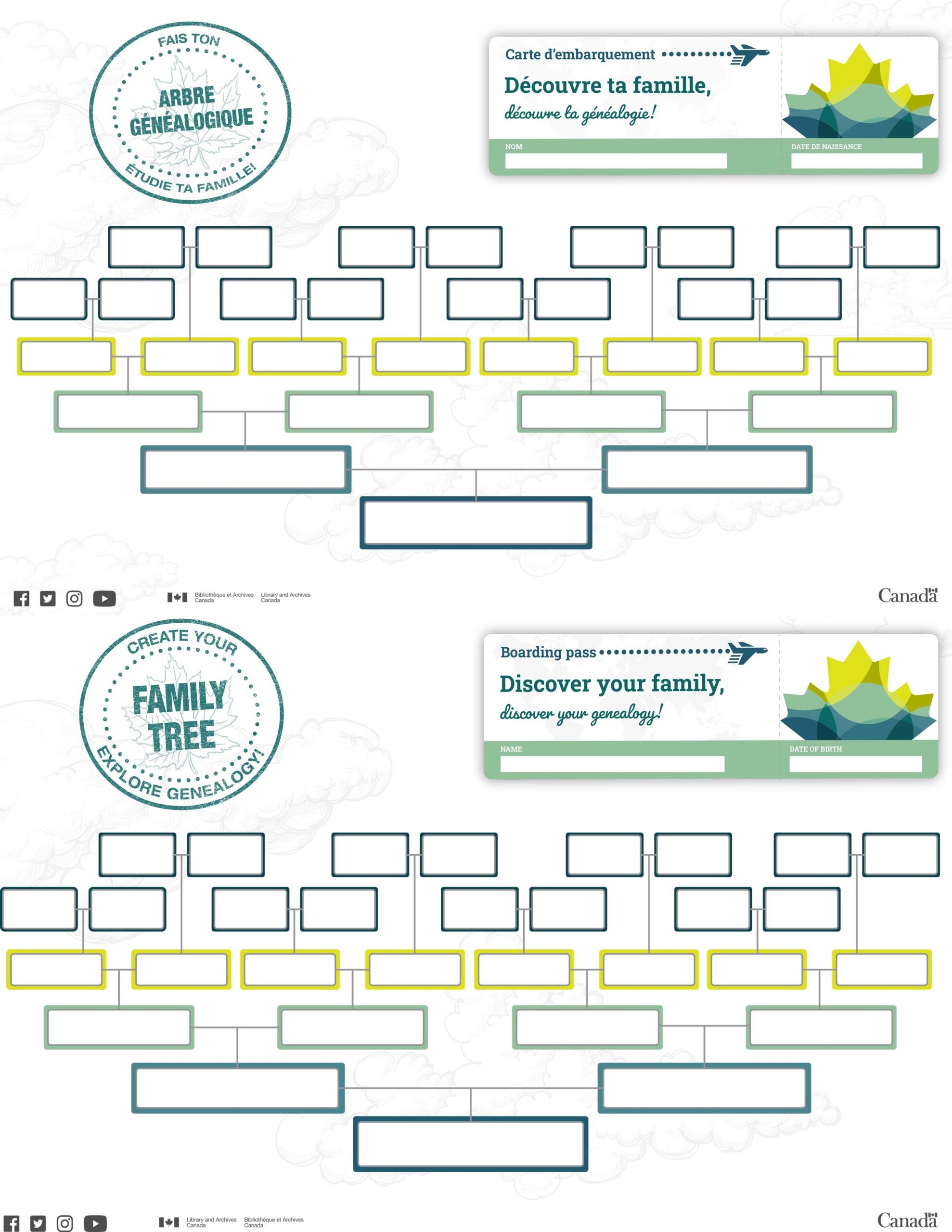 Printable Blank Family Tree Layout