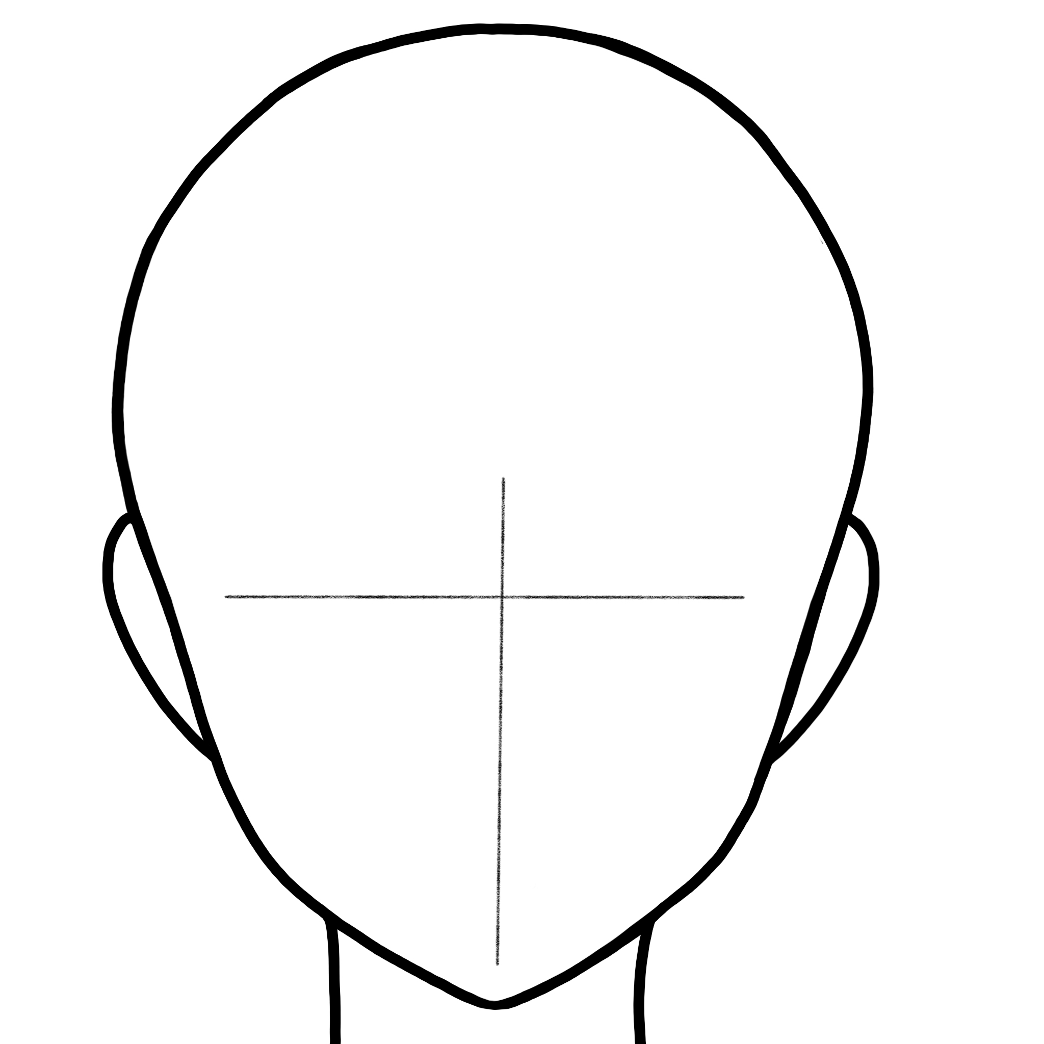Female Manga Head Template By BebleyArt On DeviantArt