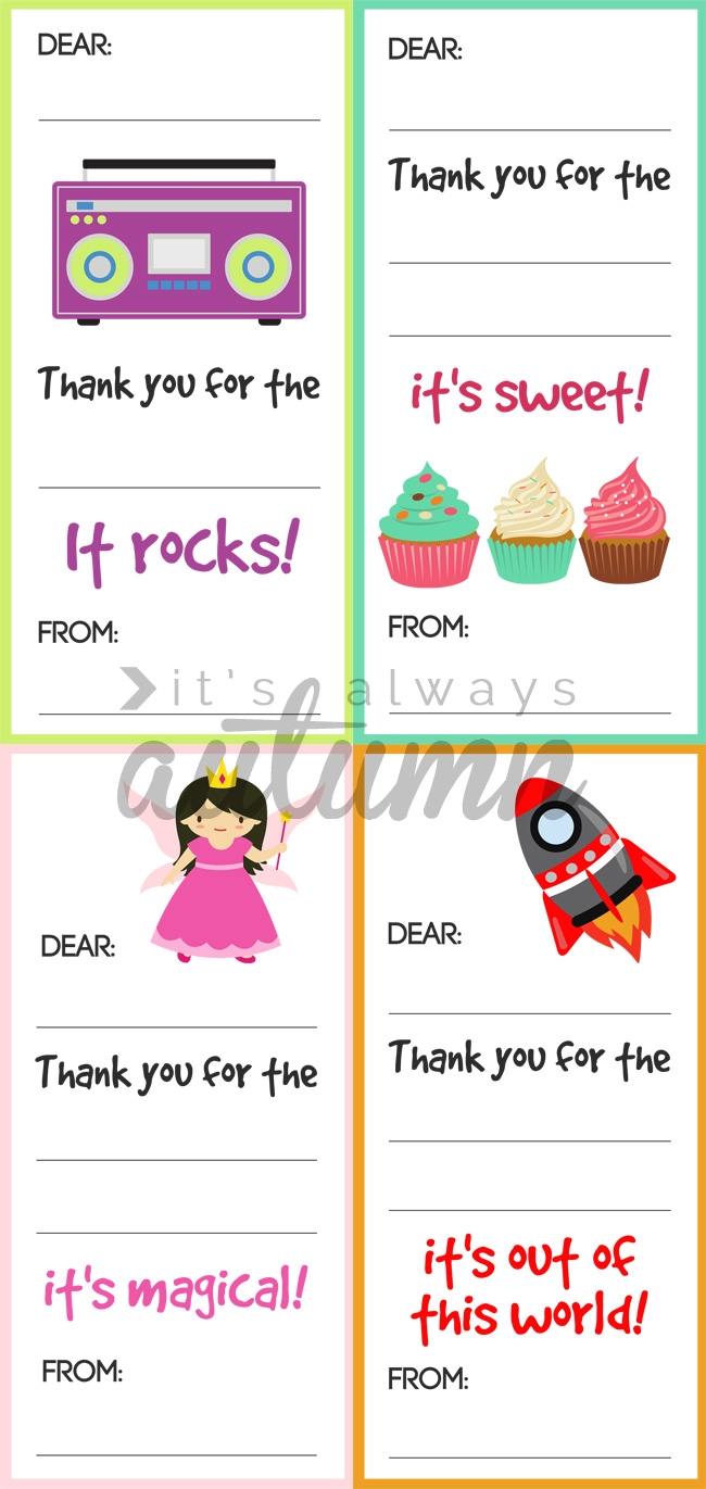 Printable Blank Cards For Kids