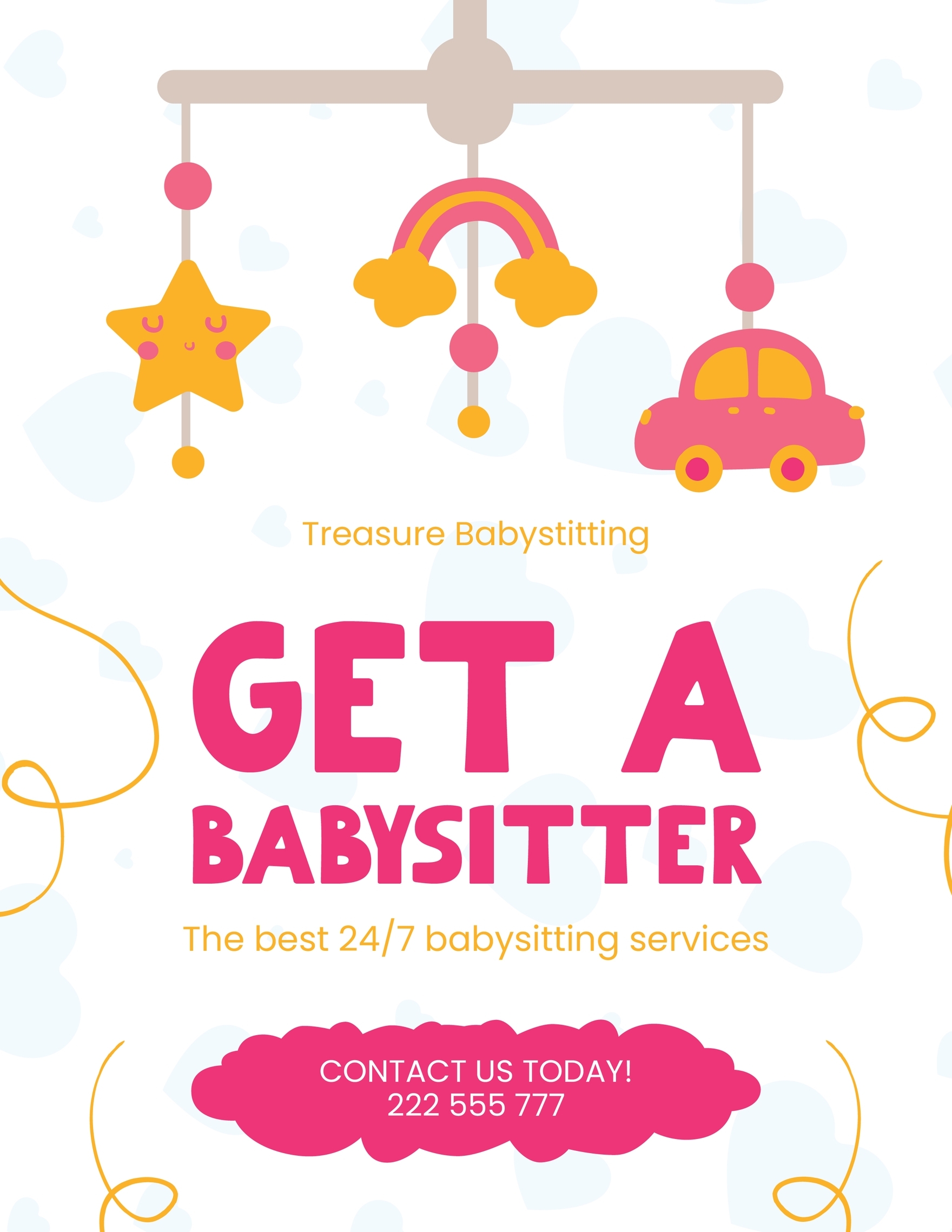 Free Babysitting Flyer Templates Editable And Printable