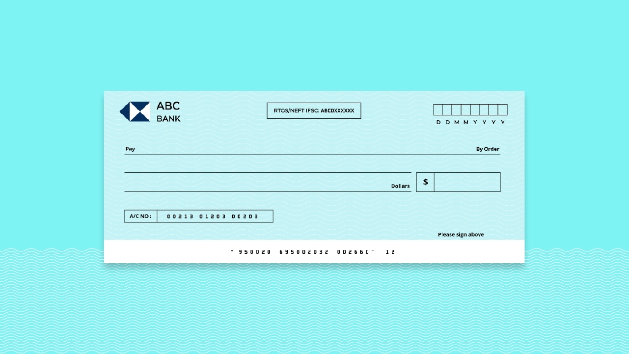 Blank Editable Printable Check