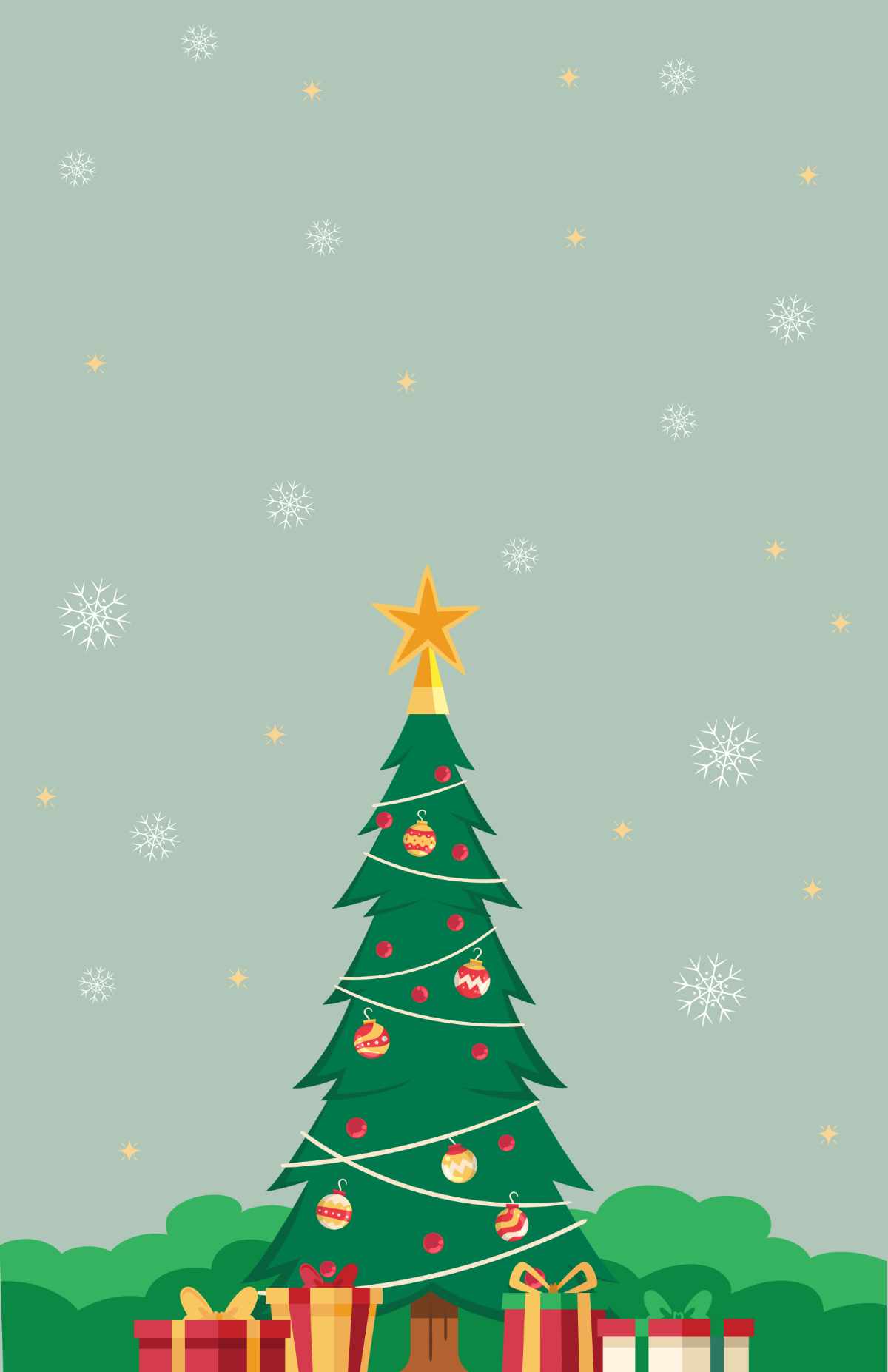 Free Blank Christmas Tree Template To Edit Online