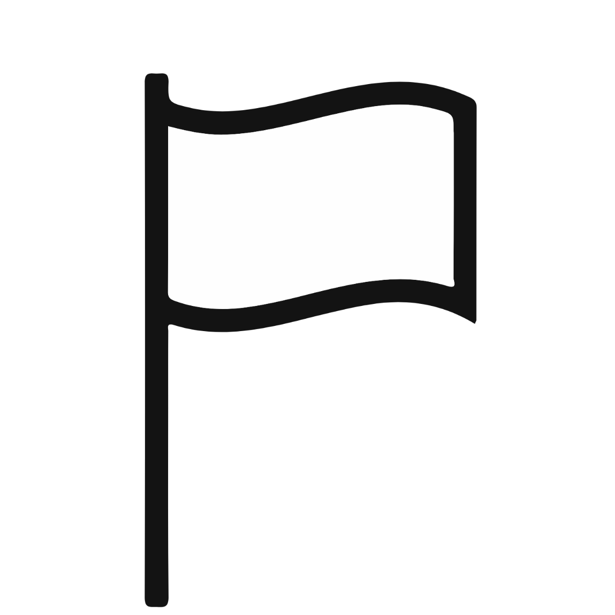 Printable Blank Flag