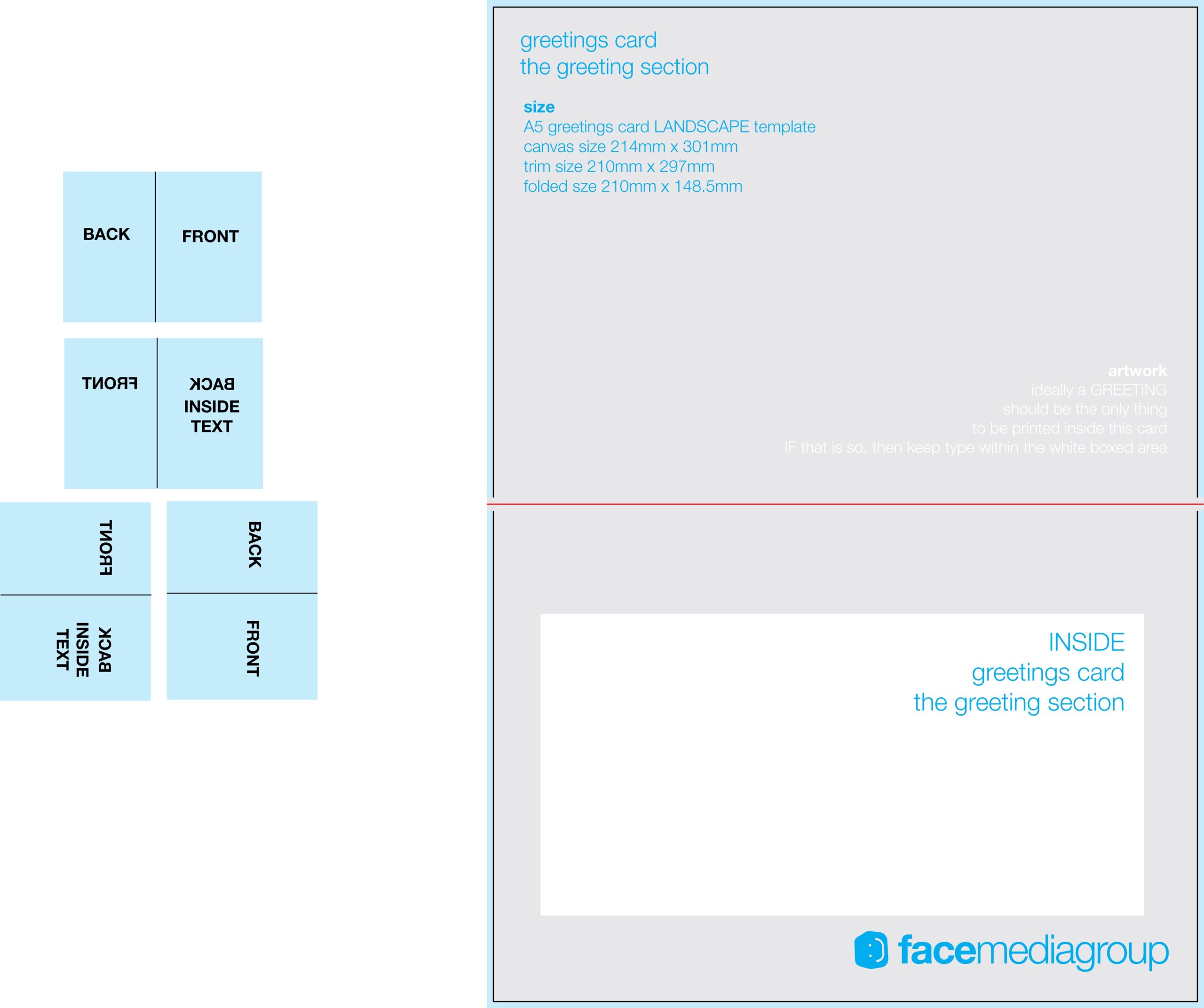free blank greetings card artwork templates for download face