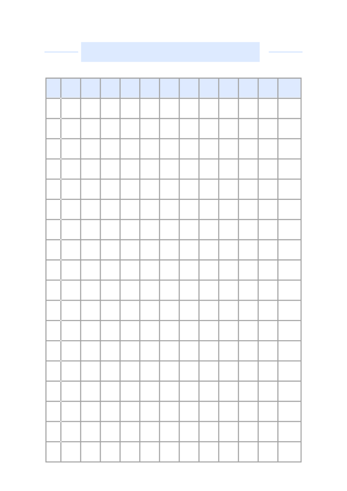Blank Printable Pages