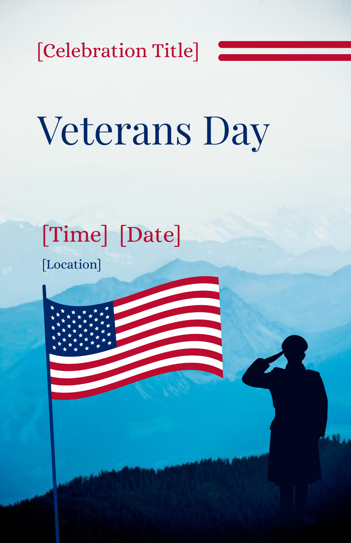 Blank Veteran Printable