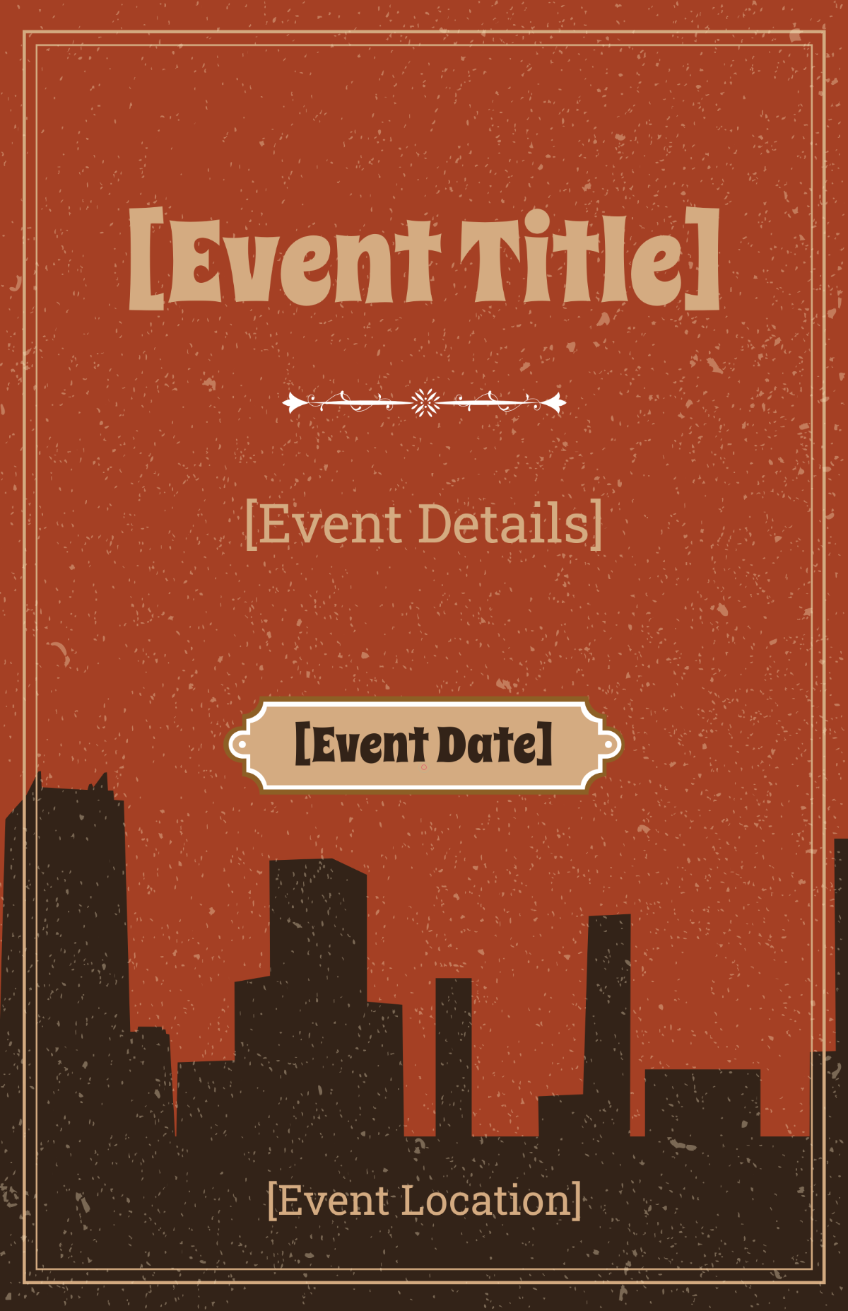 Vintage Printable Sign Party Blank