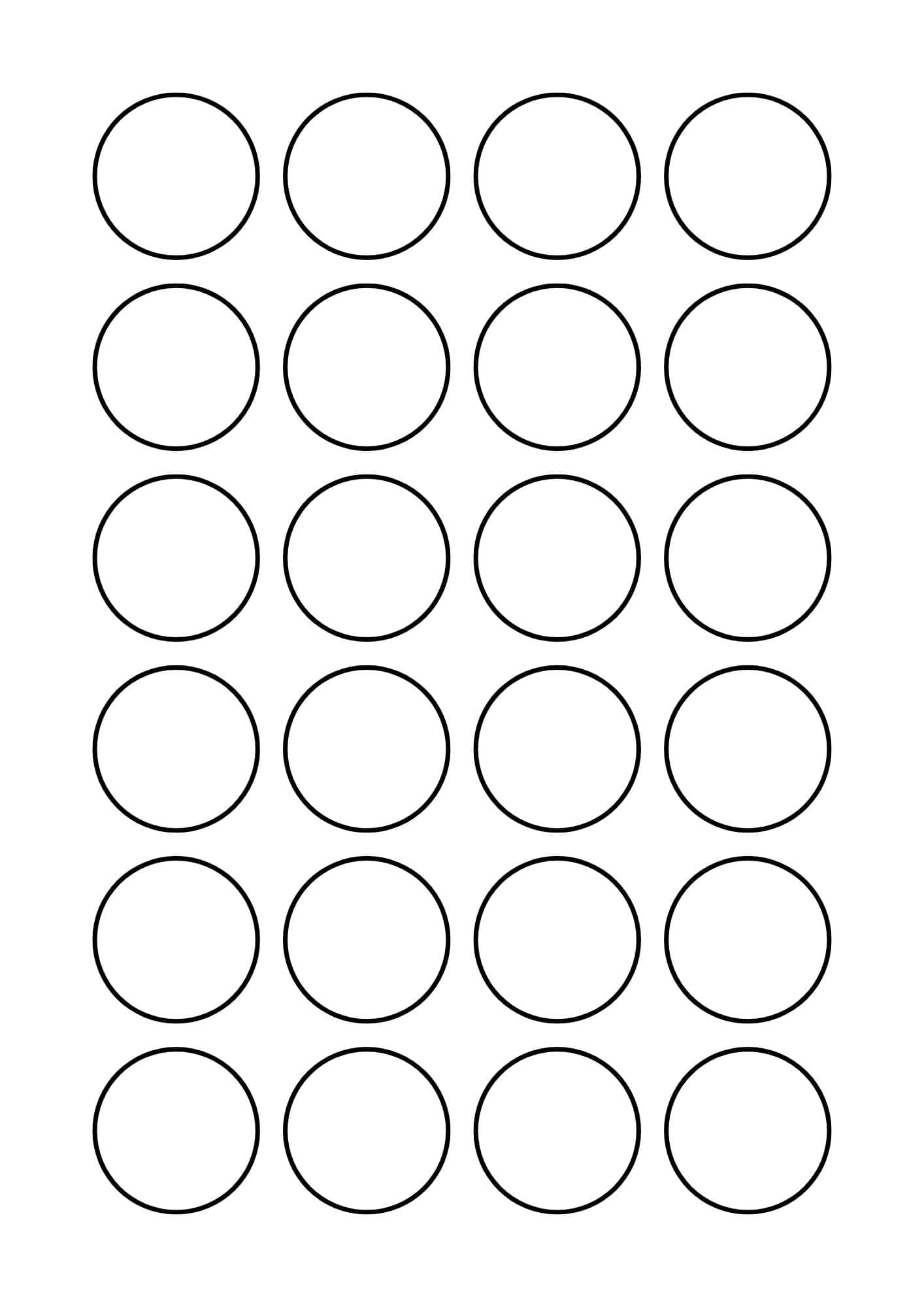 Free Circle Template Printable 12 Different Sizes The Pink 