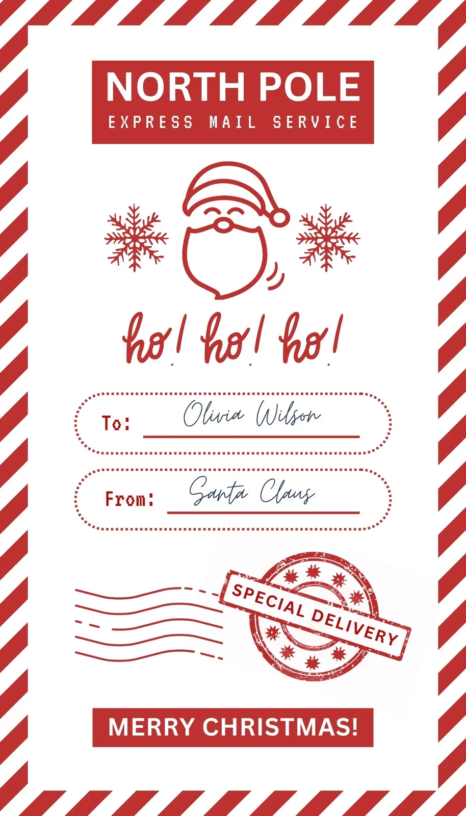 Free Custom Printable Christmas Tag Templates Canva