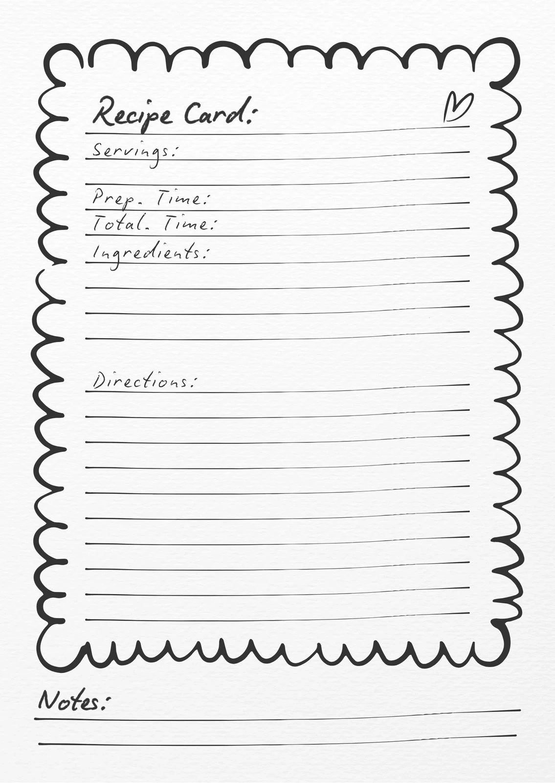Free Custom Printable Recipe Card Templates Online Canva