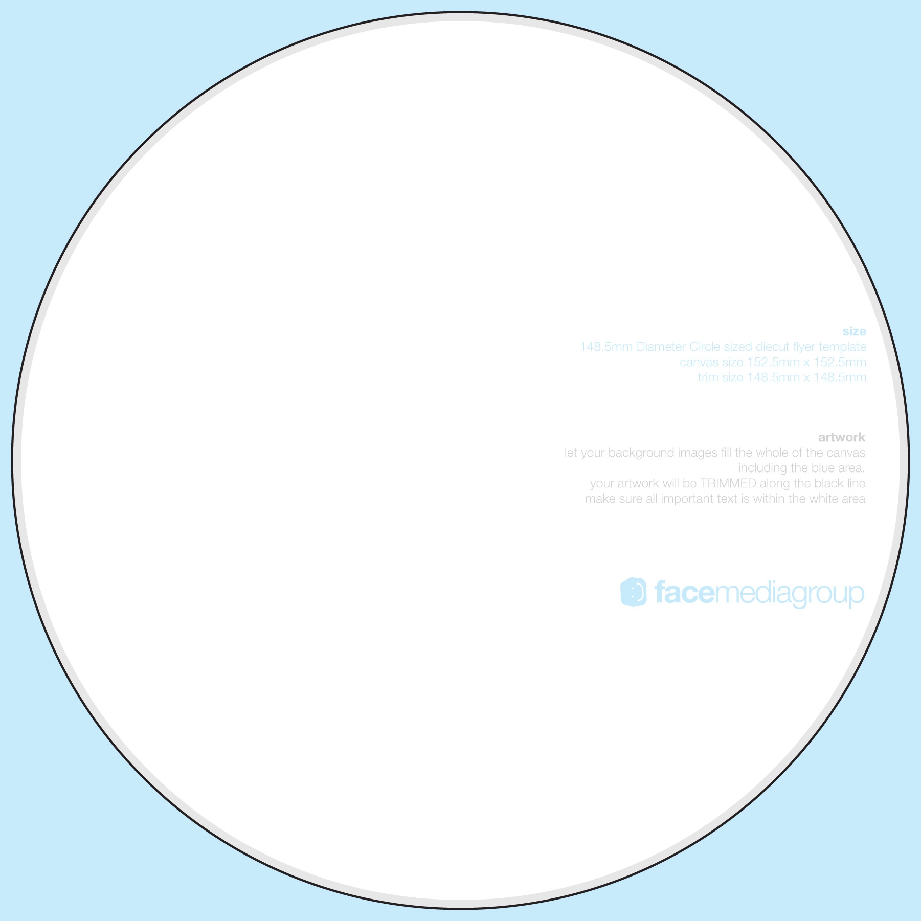 FREE Design Templates For DL Die Cut Flyers Face Media Group