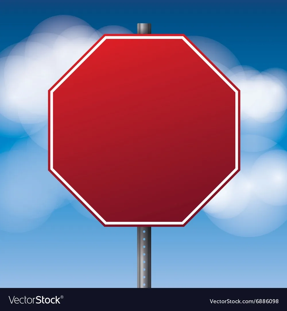 Blank Stop Sign Printable