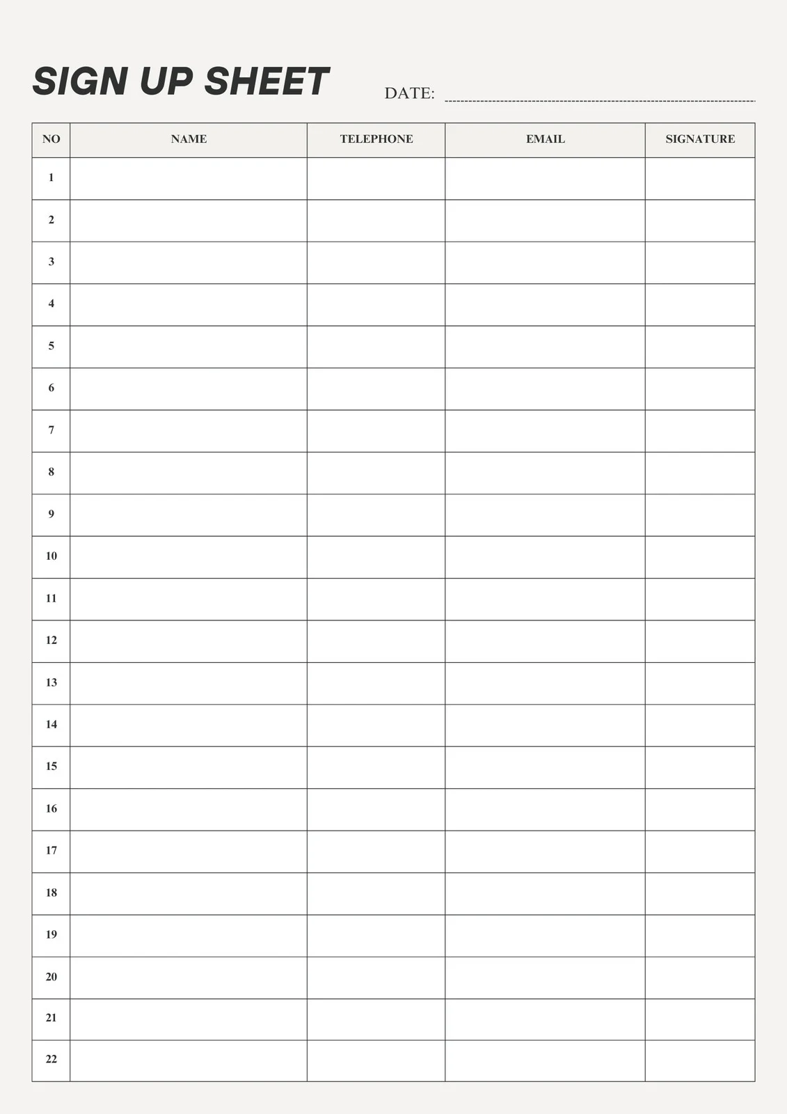 Free Form Document Templates To Customize And Print Canva