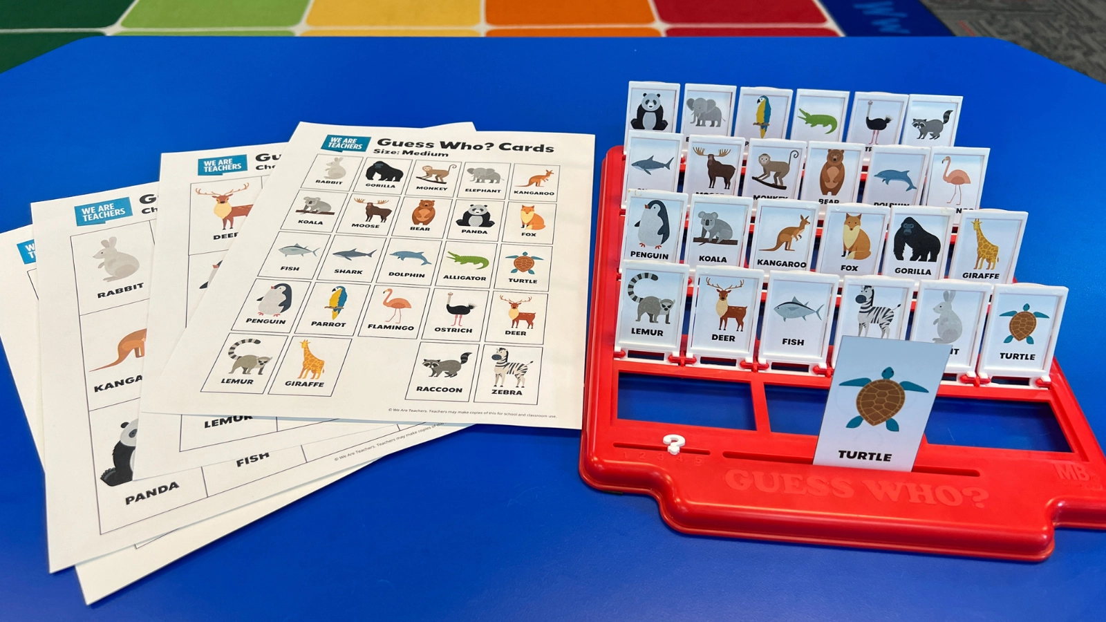free guess who template for teachers