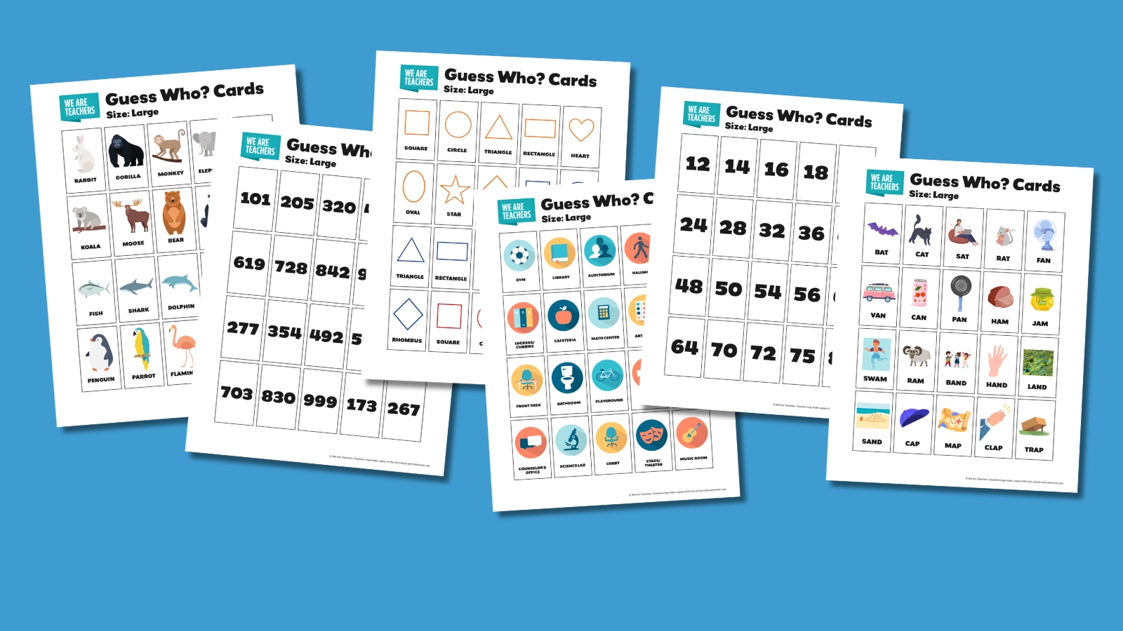 Guess Who Blank Printable