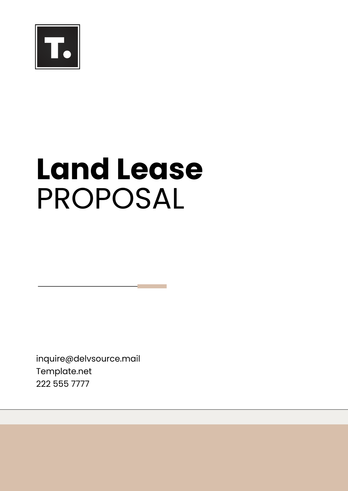 Blank Printable Land Bid