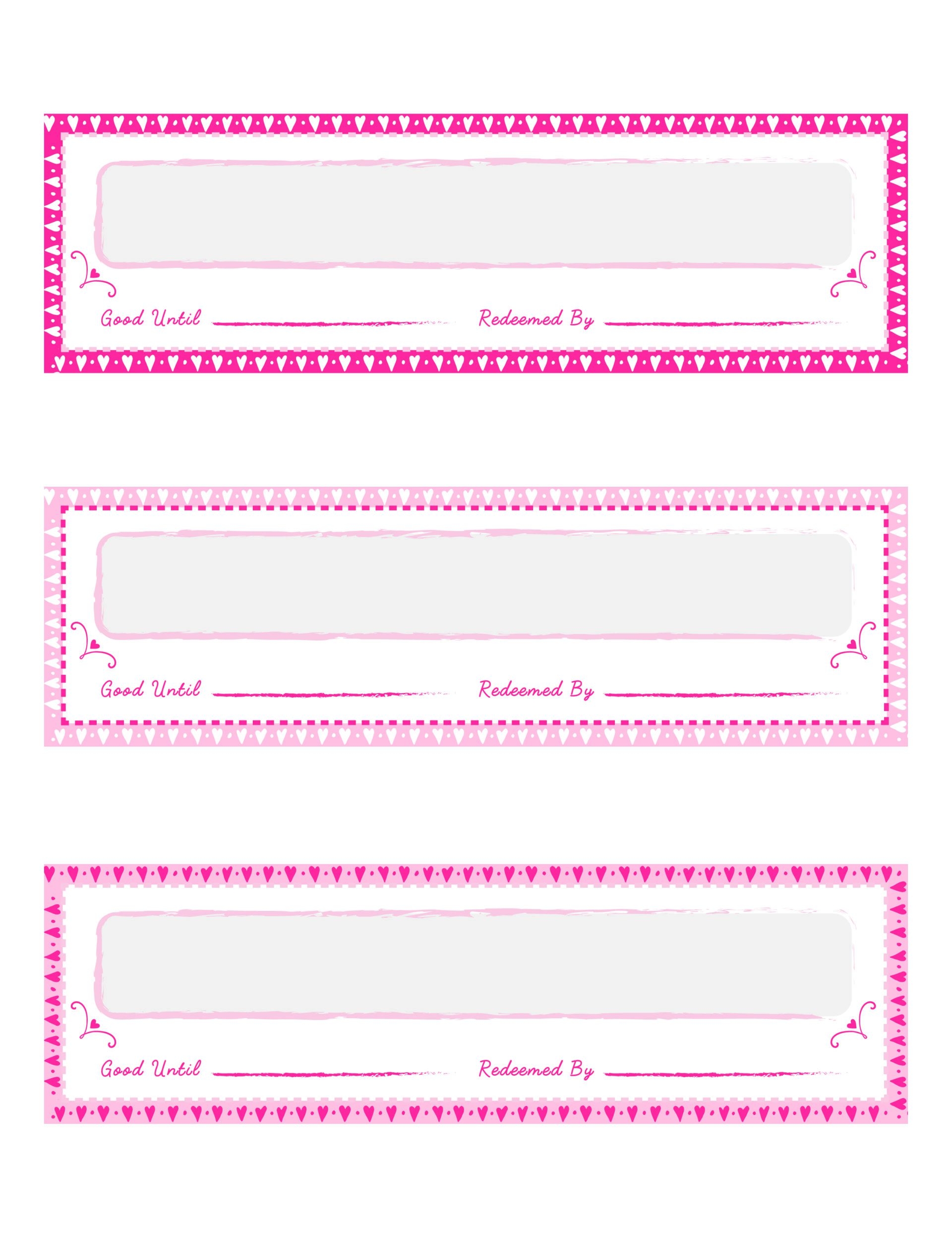 Free Love Coupons Coupon Book Ideas For Valentine s Day