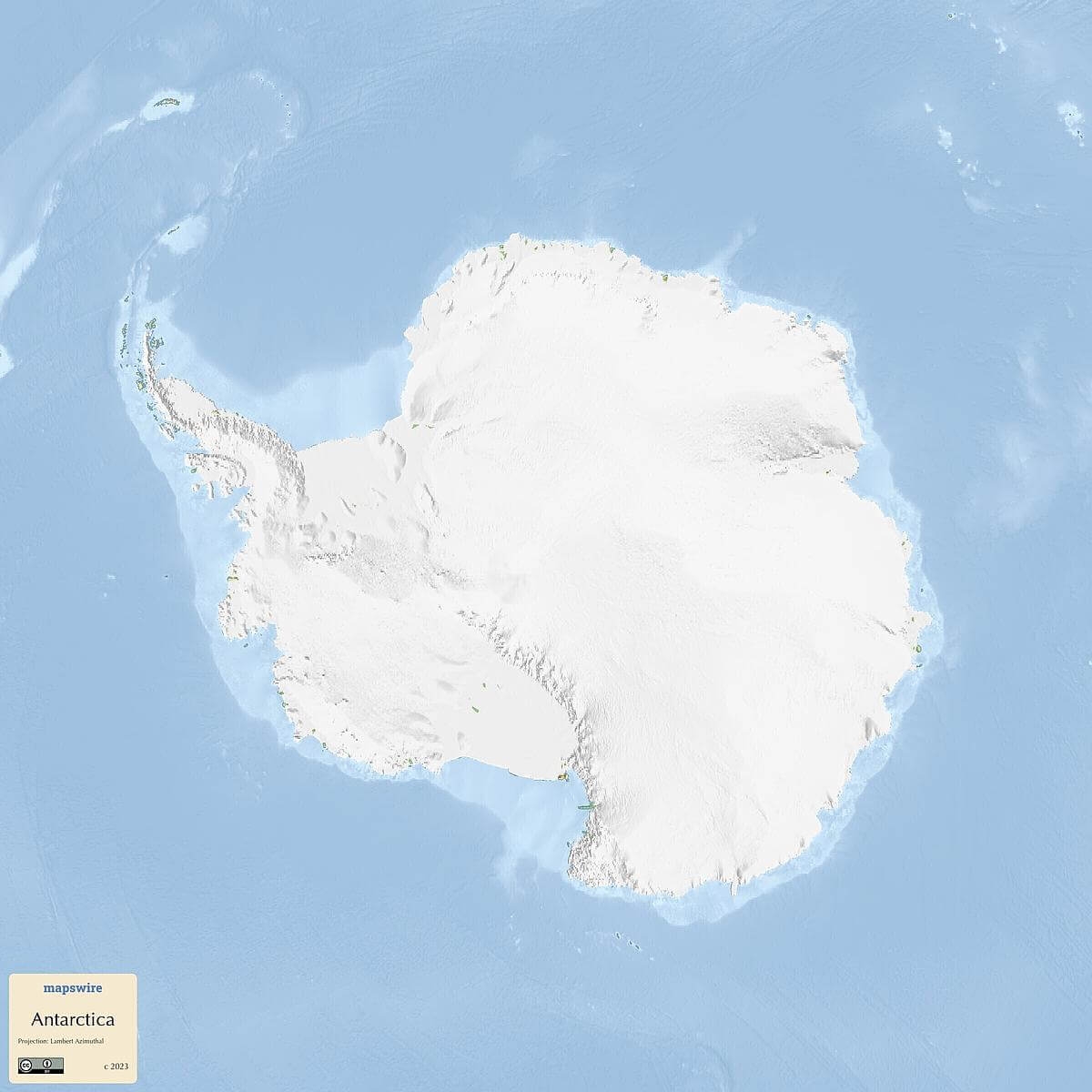 Blank Map Of Antarctica Printable