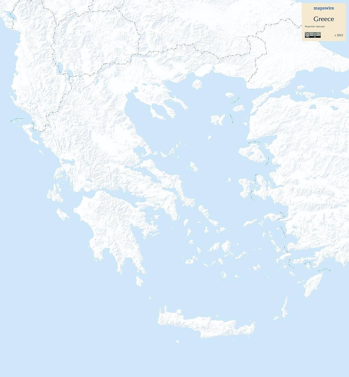 Printable Ancient Greece Blank Map