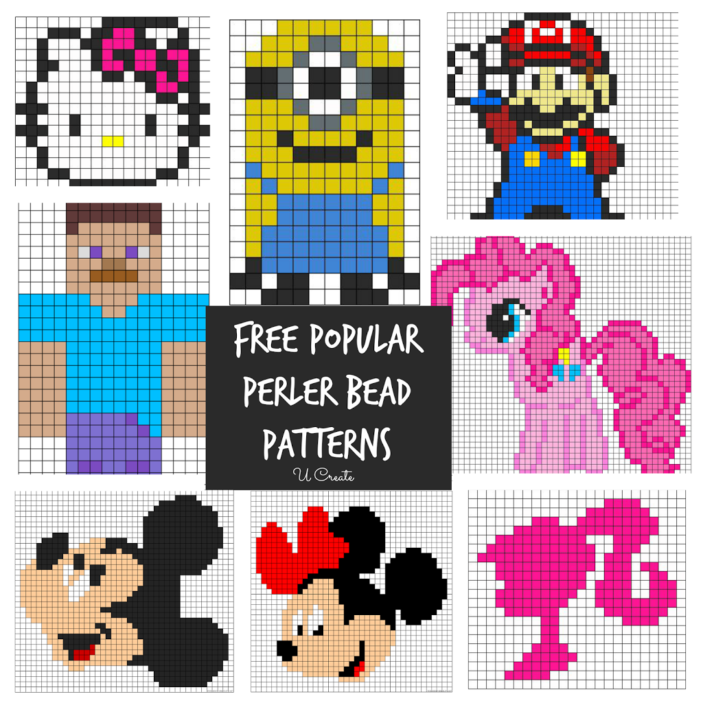 Perler Bead Printable Blank Grid