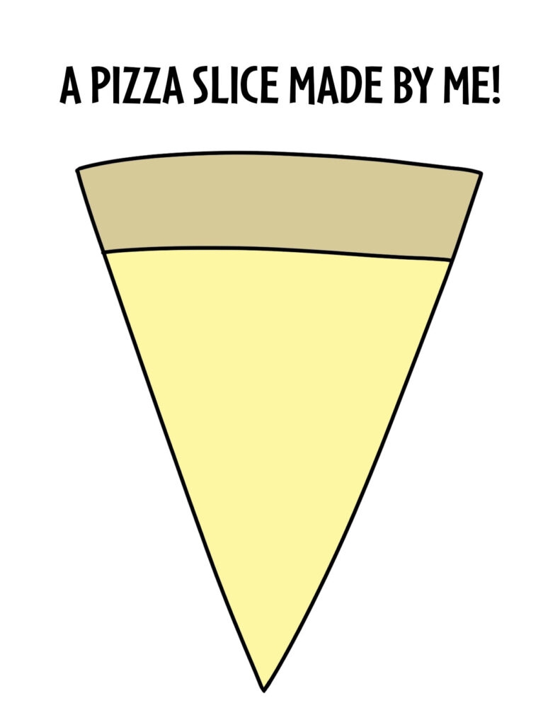 Printable Blank Pizza Slices