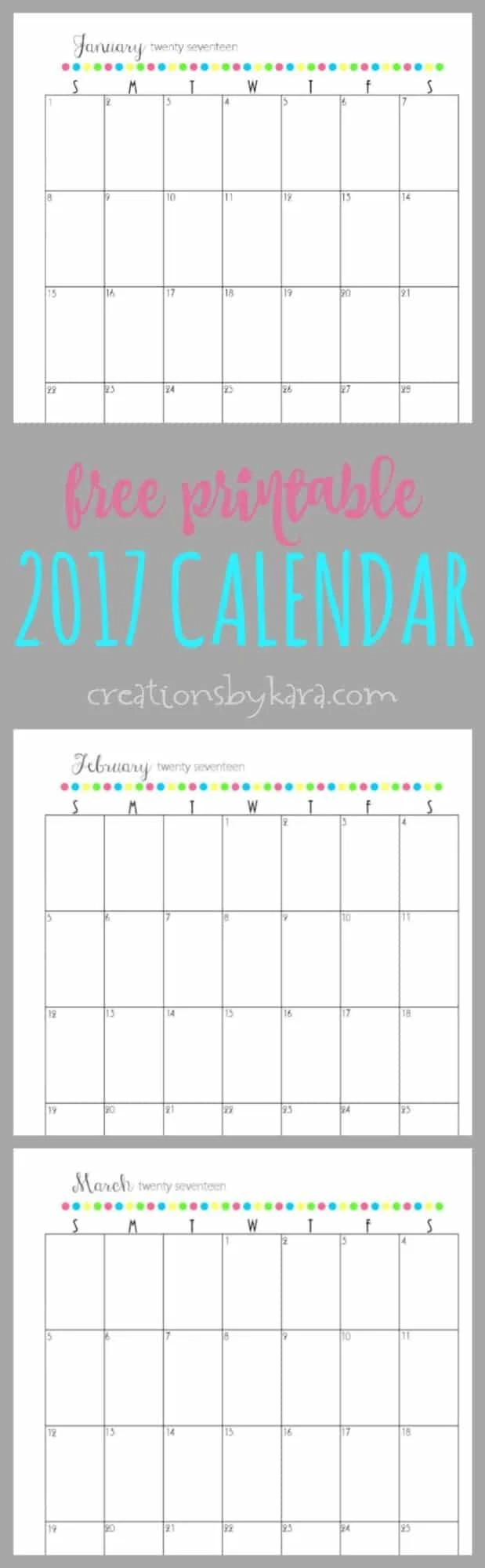 November 2107 Blank Calander Printable