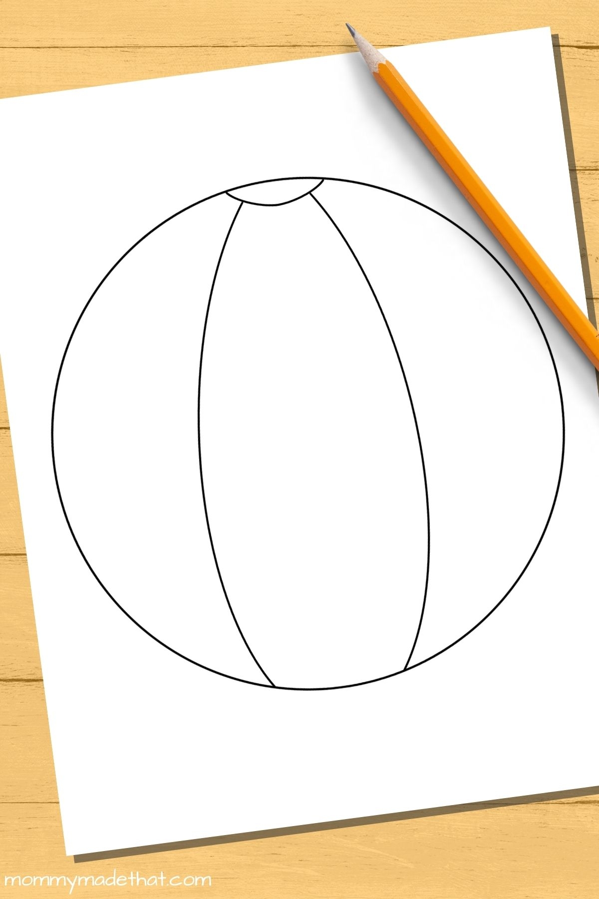 Printable Ball Template Blank