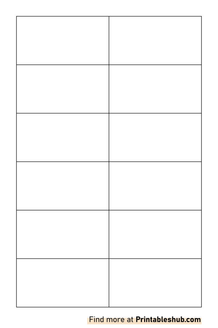 Free Blank Printable Cards