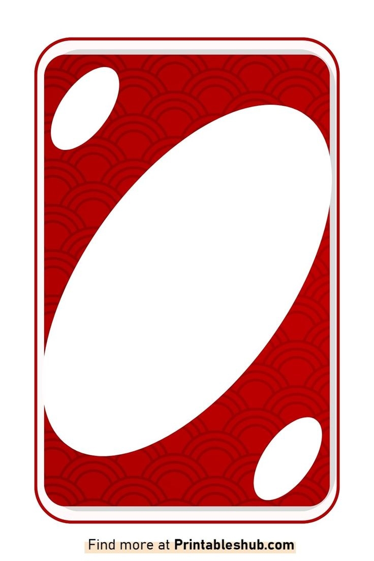 Free Printable Blank UNO Cards Template PDF Printables Hub