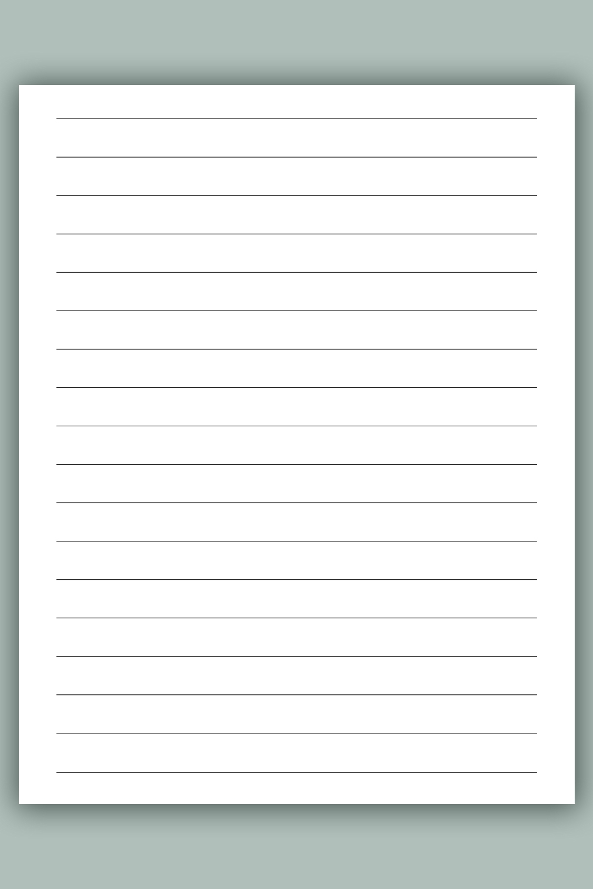 Printable Blank Journal Page