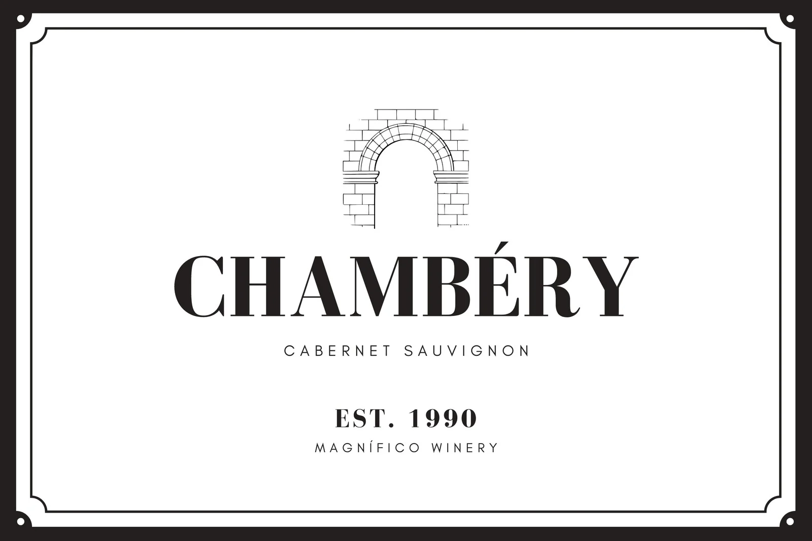 Printable Blank Wine Labels