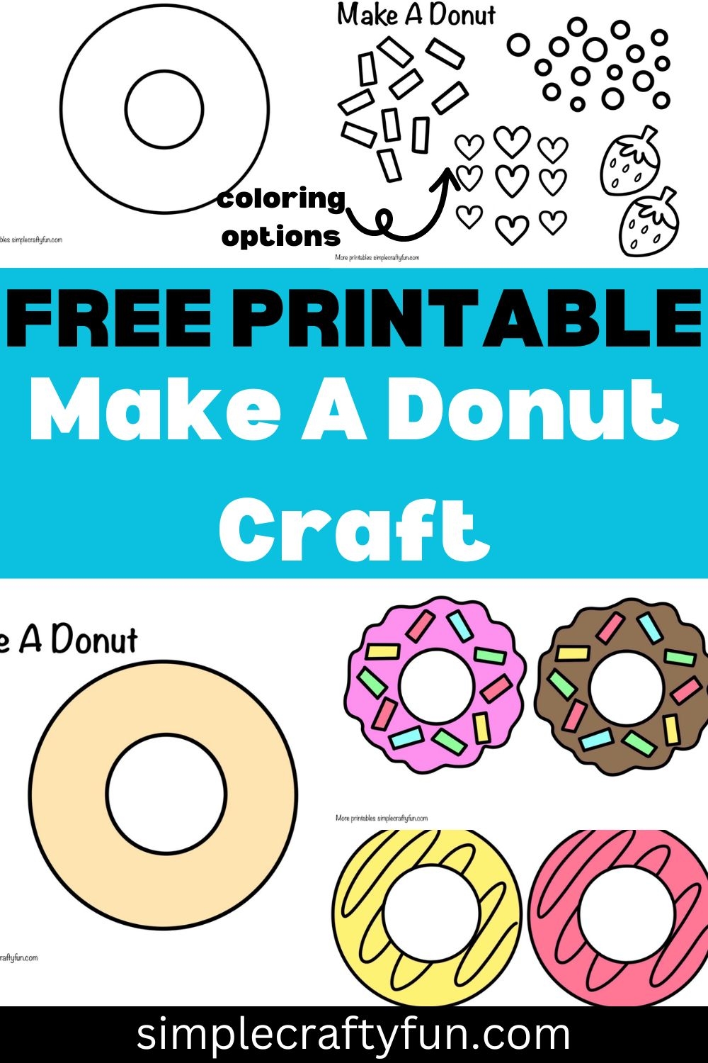 Printable Donut Bags Blank