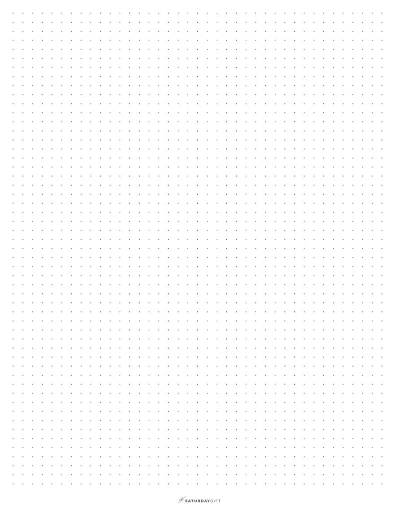 Bullet Journal Blank Printable