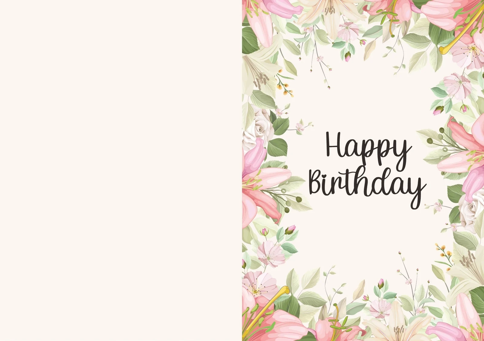Free Printable Folded Card Templates To Customize Online Canva