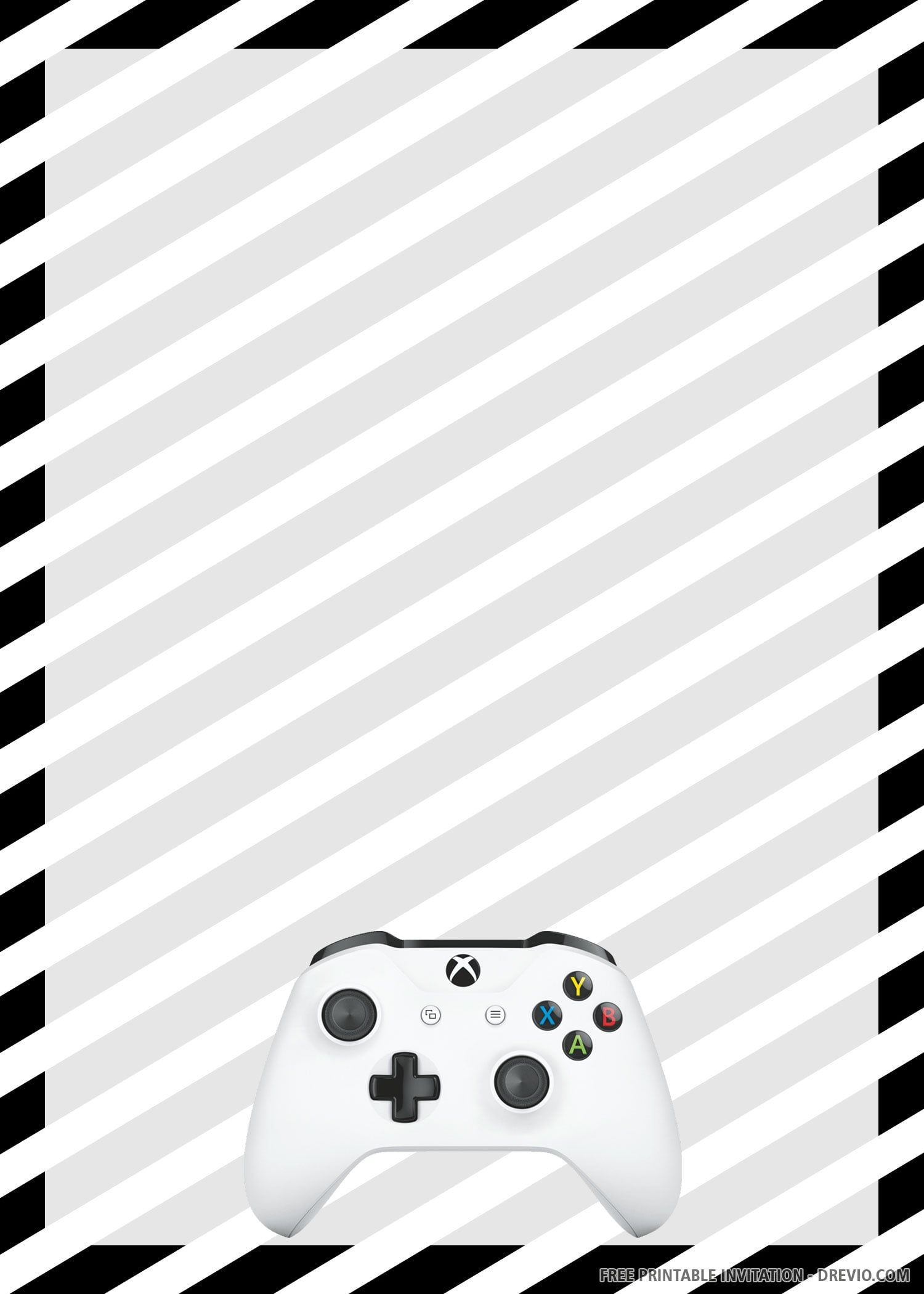 Free Printable Gamer Invitation Templates Worksheets Library