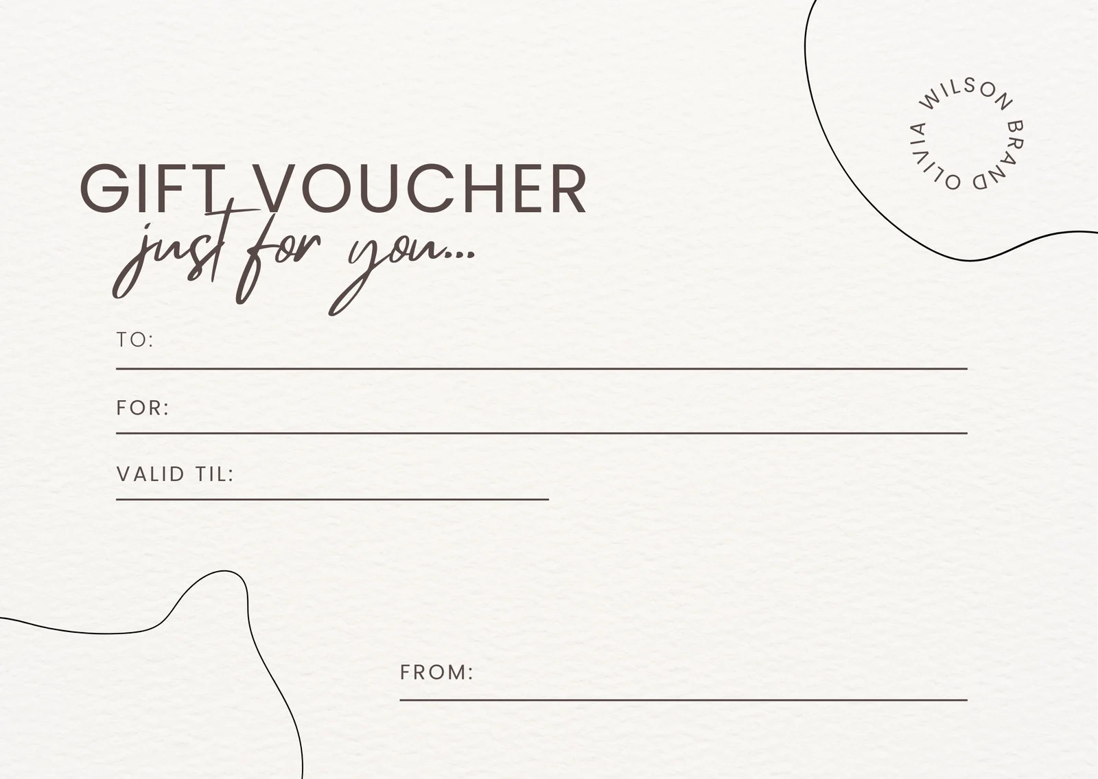 Free Printable Gift Certificate Templates To Customize Canva