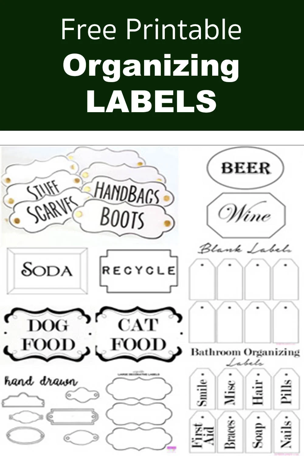 Blank Printable Sticker Diy