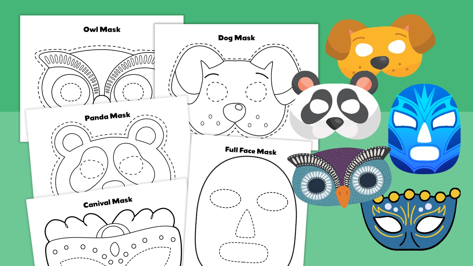Printable Blank Mask