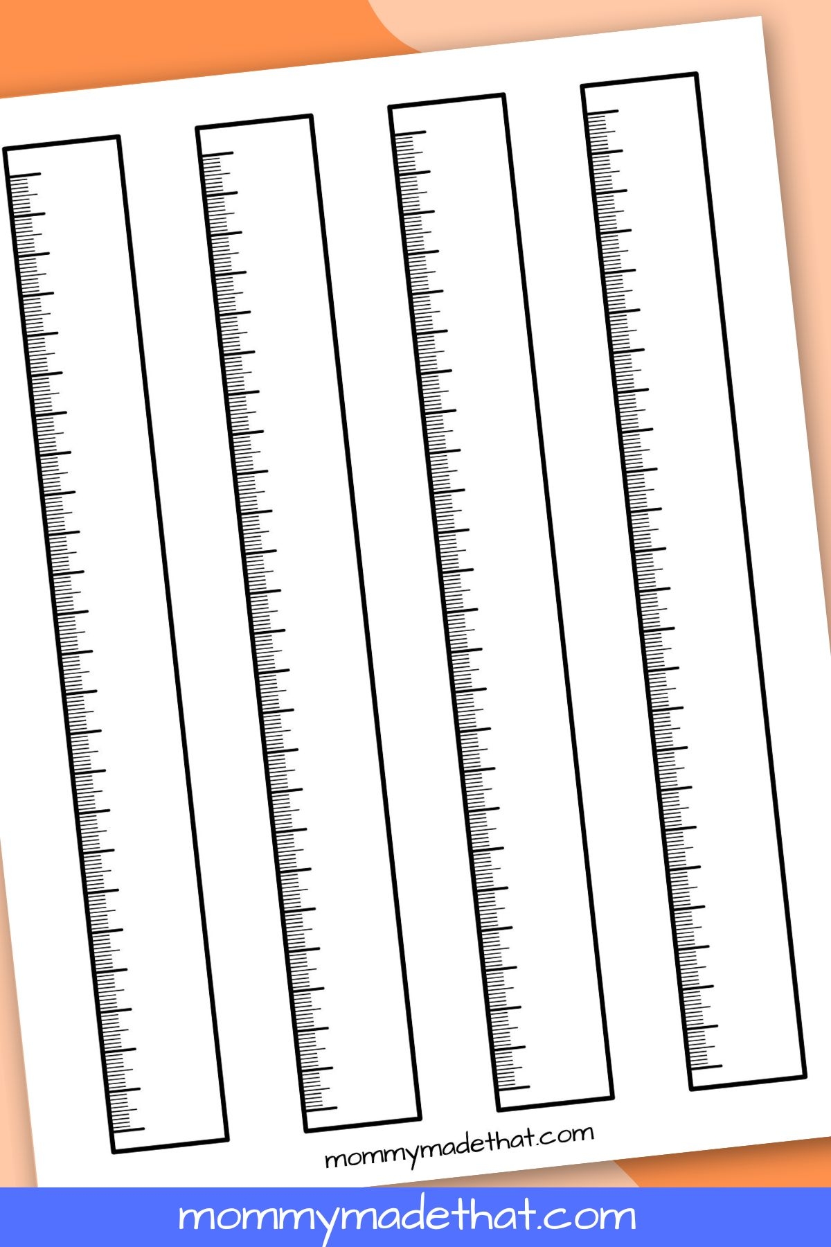 Printable Blank Ruler Worksheets