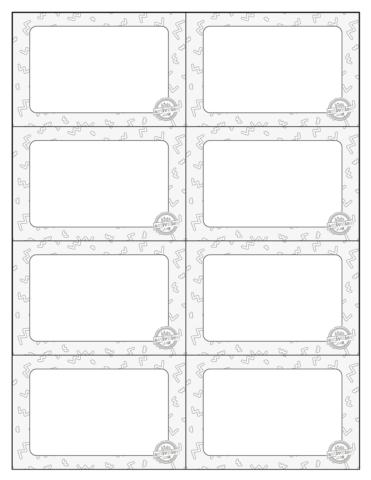 Free Printable Name Tags For School Parties amp More Kids 