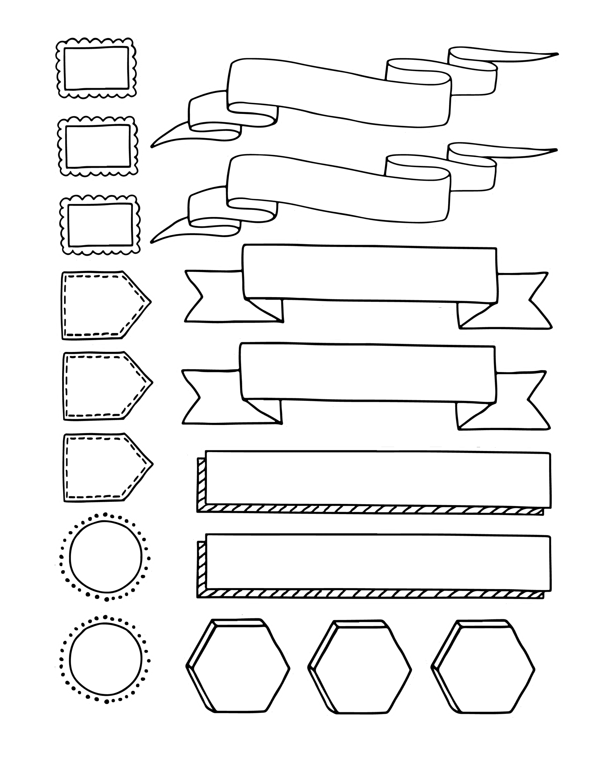 Free Printable Planner And Bullet Journal Stickers Page Flutter