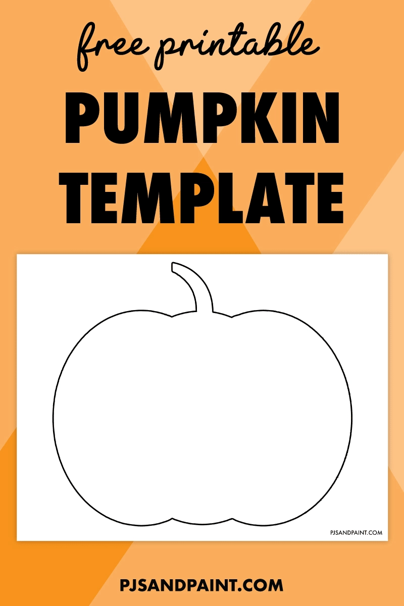 Free Printable Blank Pumpkin Templates