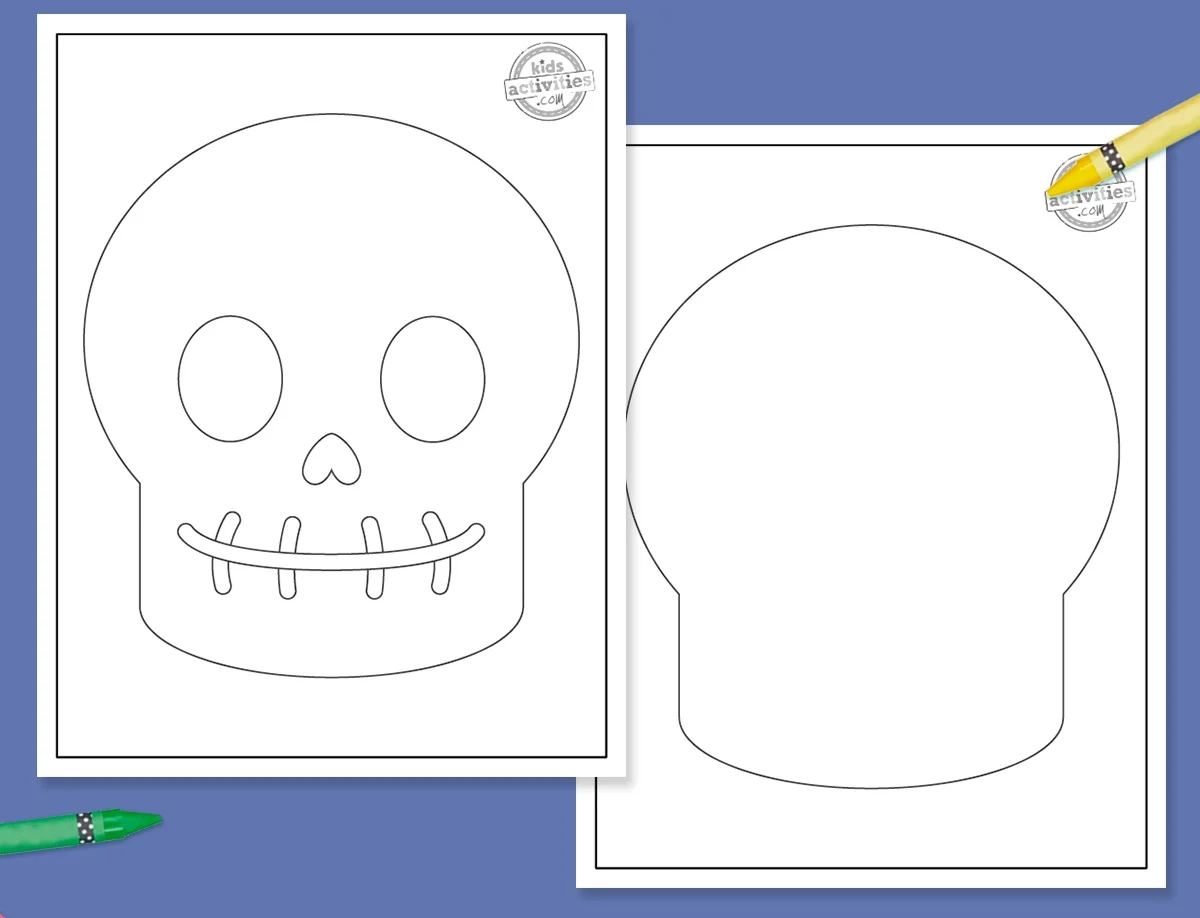 Free Printable Skull Template Kids Activities Blog