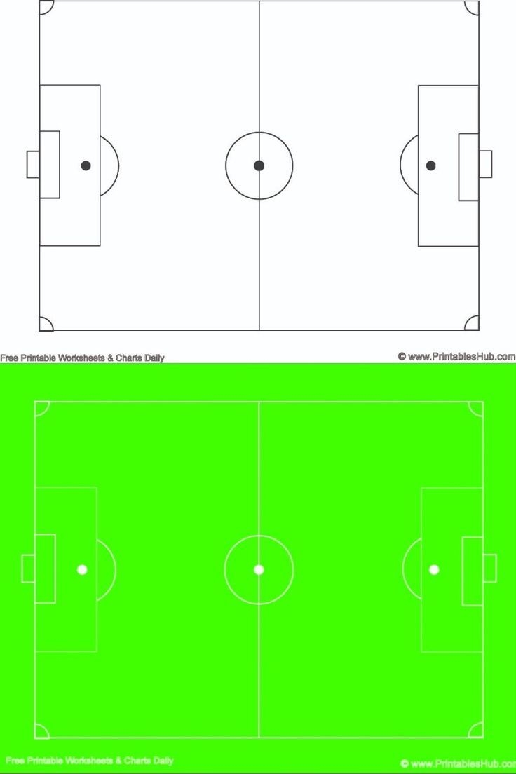 Free Printable Blank Soccer Templates