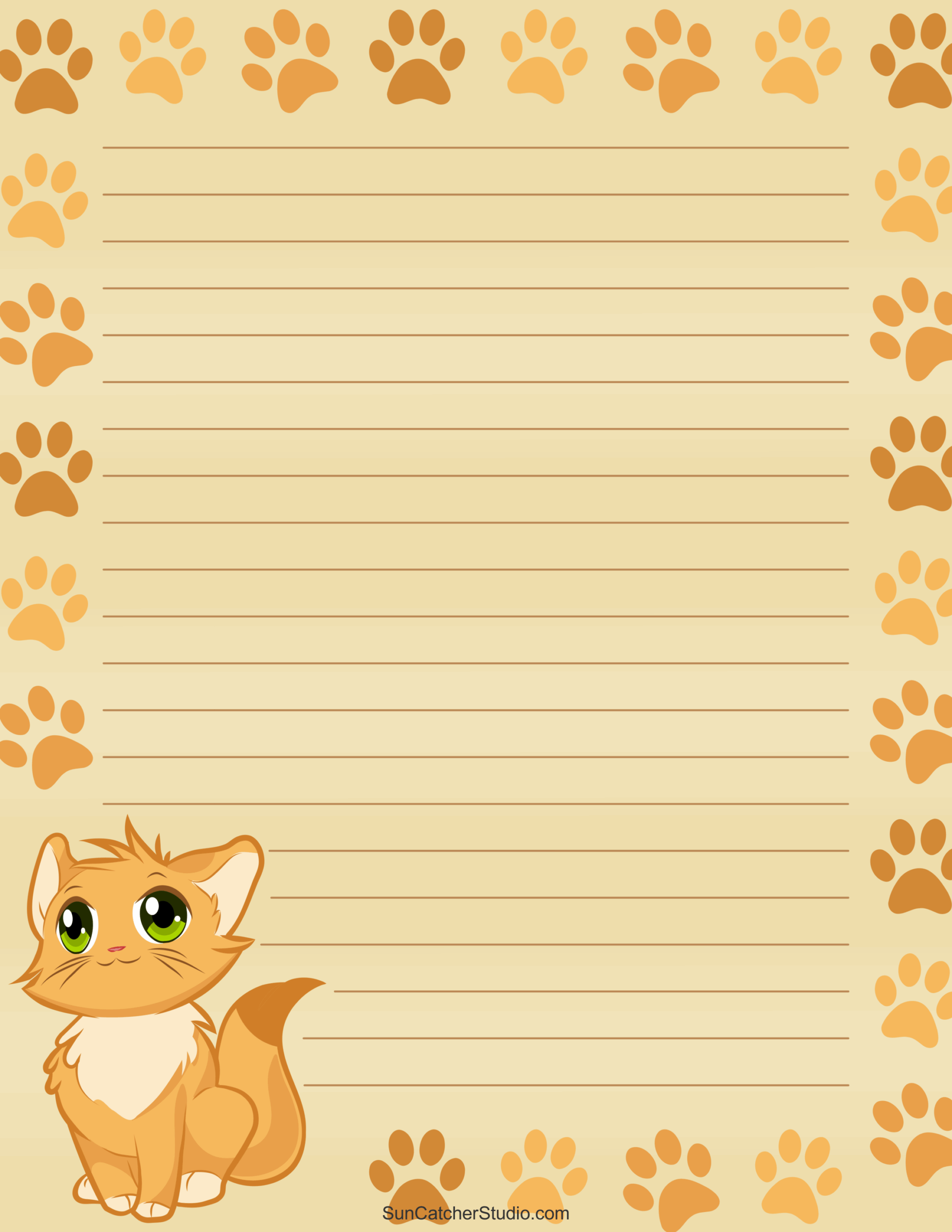 Blank Printable Stationary Page