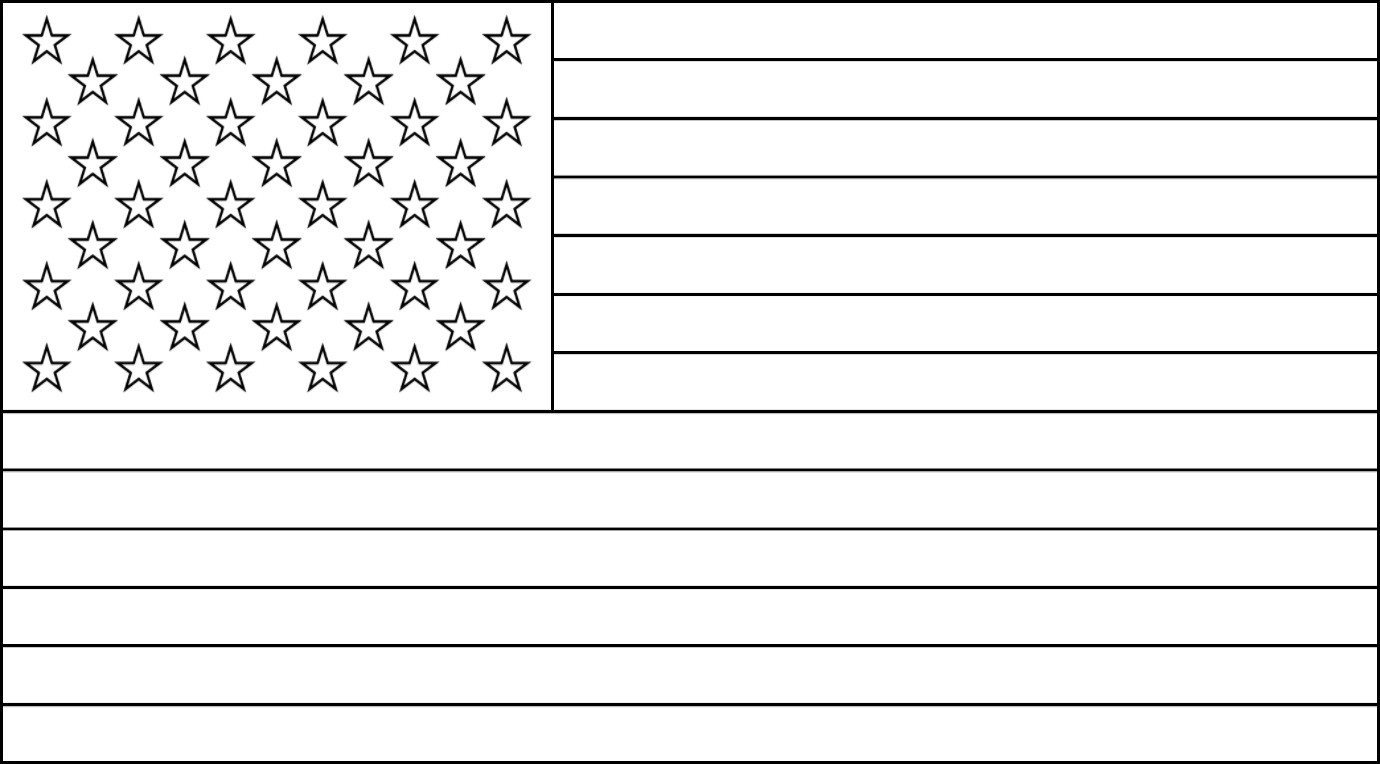 Blank Flag Printable