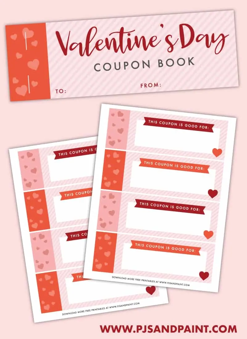 Printable Blank Valentine Coupons