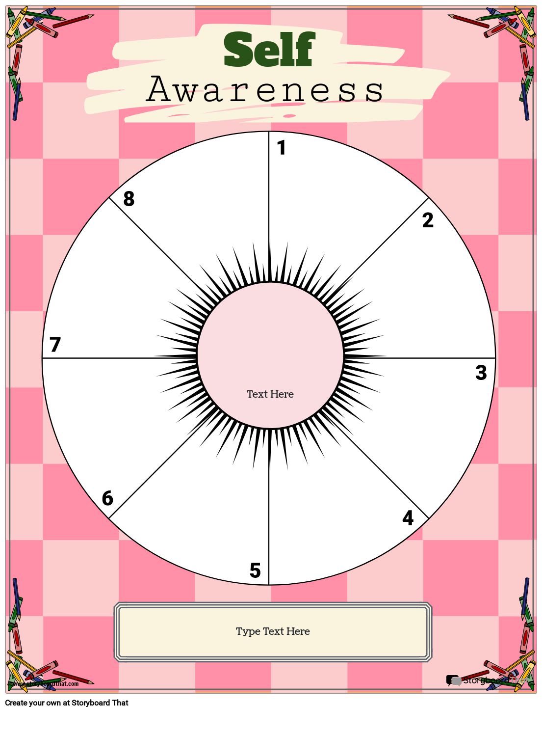 Free Self Awareness Worksheets Storyboard That